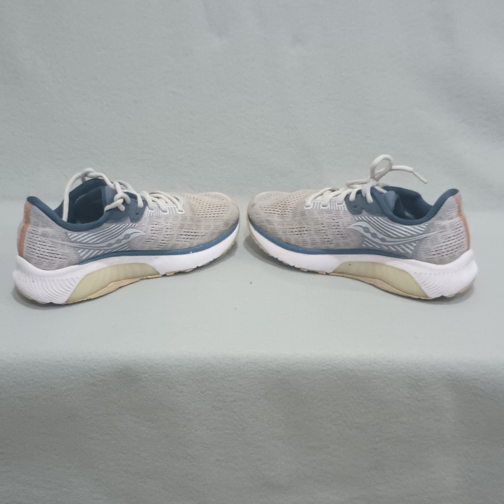 Saucony Guide 14 Mens White Blue Low Top Running Shoes Sneaker 6.5 - Picture 6 of 9